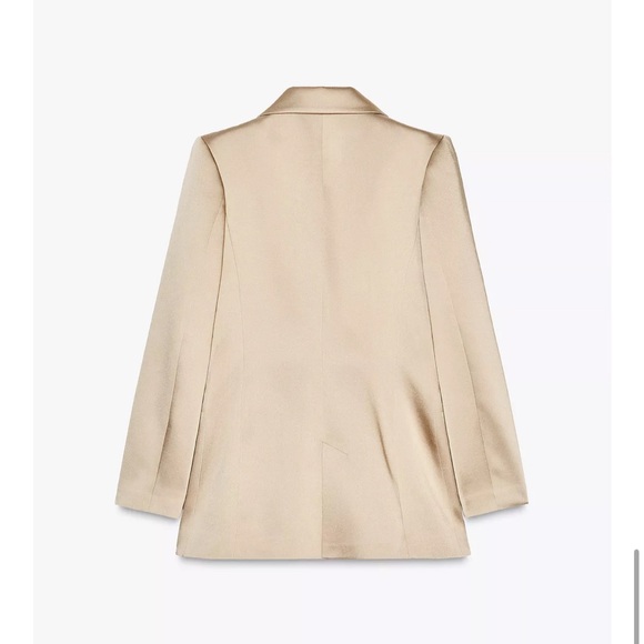 Satin Double-Breasted Blazer and pants. Size XS - Picture 7 of 11